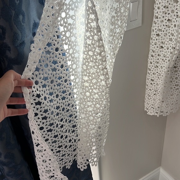 TRINA TURK
Chateau Floral Mesh Cover-Up Pants in Vanilla - Picture 6 of 10